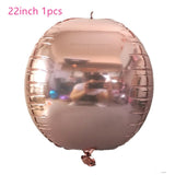 10pcs/set Gold Confetti Latex Balloons