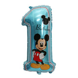 1pcs Happy birthday Decor Minnie Mickey Balloon