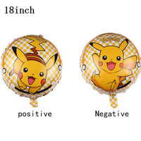 Cartoon Pikachu Pokemon Go Jenny Turtle Helium Foil Balloons