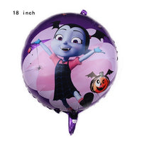 Vampire Girl Pentagram Witch Helium Foil Balloons