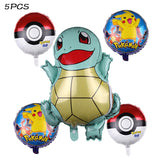 Cartoon Pikachu Pokemon Go Foil Balloons