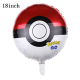 Cartoon Pikachu Pokemon Go Foil Balloons