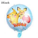 Cartoon Pikachu Pokemon Go Foil Balloons