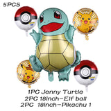 Cartoon Pikachu Pokemon Go Foil Balloons