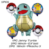 Cartoon Pikachu Pokemon Go Foil Balloons