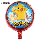 Cartoon Pikachu Pokemon Go Foil Balloons