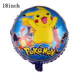 Cartoon Pikachu Pokemon Go Foil Balloons