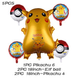 Cartoon Pikachu Pokemon Go Foil Balloons