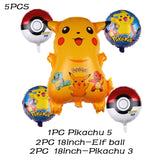Cartoon Pikachu Pokemon Go Foil Balloons