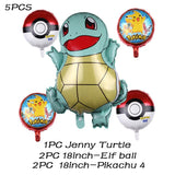 Cartoon Pikachu Pokemon Go Foil Balloons