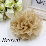 4" 6" 8" 10" 12" 14" Tissue Paper Pom Poms