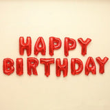 Letters HAPPY BIRTHDAY Foil Balloons