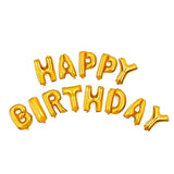 Letters HAPPY BIRTHDAY Foil Balloons