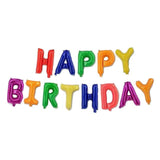Letters HAPPY BIRTHDAY Foil Balloons