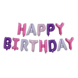 Letters HAPPY BIRTHDAY Foil Balloons