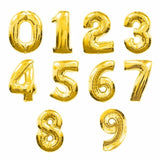 40 Inch 32inch 16 inch Rose Gold Silver Blue Pink Number Balloon
