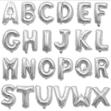 16 Inch Gold Silver Blue Pink Alphabet Letters Balloons