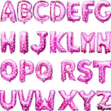 16 Inch Gold Silver Blue Pink Alphabet Letters Balloons