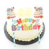 1set Mickey Minnie Mouse Theme Cupcake Topper Flags