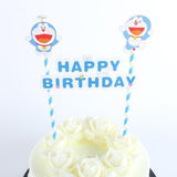 1set Mickey Minnie Mouse Theme Cupcake Topper Flags
