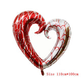 Foil Balloons LOVE Siamesed Red Heart Ballons
