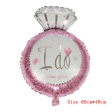Foil Balloons LOVE Siamesed Red Heart Ballons