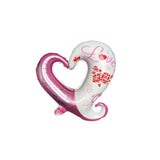 Wedding Baloons Bride and Groom Kiss Love Foil Balloons