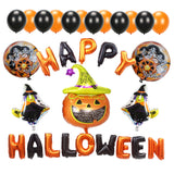 31pcs Happy Halloween Foil Balloons