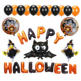 31pcs Happy Halloween Foil Balloons