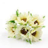 6Pcs Artificial DIY Flowers Fake Sunflower