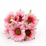 6Pcs Artificial DIY Flowers Fake Sunflower