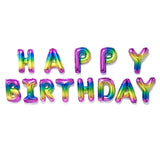 Letters HAPPY BIRTHDAY Foil Balloons