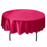 145cmx145cm Tablecloth Solid Round 21 Colors