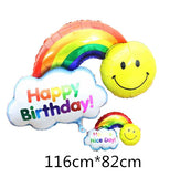 1PCS 90*60cm Large Rainbow Balloons
