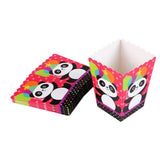 Panda Plastic Plate Cup Flag Banner Popcorn Box Party