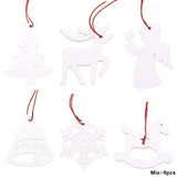 Mix Christmas Wooden Pendants Ornaments