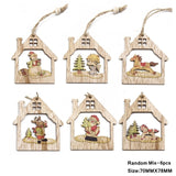 Mix Christmas Wooden Pendants Ornaments