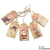 Mix Christmas Wooden Pendants Ornaments