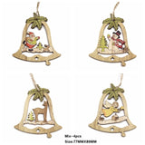 Mix Christmas Wooden Pendants Ornaments