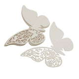 20 pieces/lot Butterfly Laser Cut Paper Place Card / Escort Card / Cup Card/ Wine Glass Card For Wedding Party Decoration