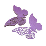 20 pieces/lot Butterfly Laser Cut Paper Place Card / Escort Card / Cup Card/ Wine Glass Card For Wedding Party Decoration