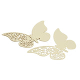 20 pieces/lot Butterfly Laser Cut Paper Place Card / Escort Card / Cup Card/ Wine Glass Card For Wedding Party Decoration