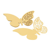 20 pieces/lot Butterfly Laser Cut Paper Place Card / Escort Card / Cup Card/ Wine Glass Card For Wedding Party Decoration