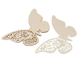 20 pieces/lot Butterfly Laser Cut Paper Place Card / Escort Card / Cup Card/ Wine Glass Card For Wedding Party Decoration