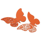 20 pieces/lot Butterfly Laser Cut Paper Place Card / Escort Card / Cup Card/ Wine Glass Card For Wedding Party Decoration