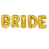 32 inch Rose Gold BRIDE Letter Foil Balloons