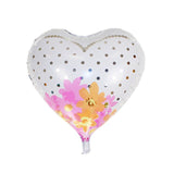 10pcs 18inch Heart Foil Balloons