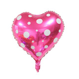 10pcs 18inch Heart Foil Balloons