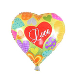 10pcs 18inch Heart Foil Balloons
