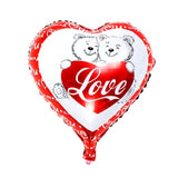 10pcs 18inch Heart Foil Balloons
